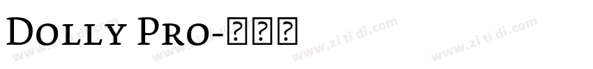 Dolly Pro字体转换